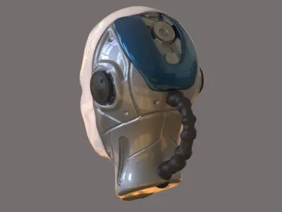 Robot Head 3D model