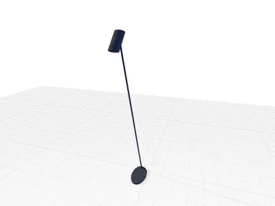 Hester Reading Floor Lamp - 2 Colour 3D model