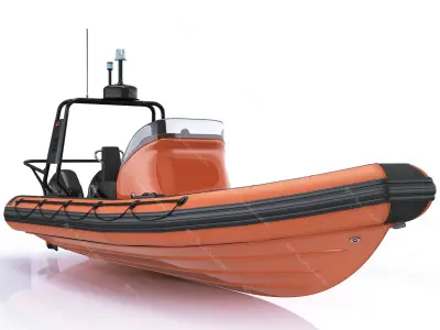  Inflatable lifeboat Zodiac RIB Hurricane and engine Mercury Verado 200 RHIB 