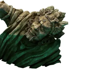 Model - Kashayana Buddha Forest Water Sculpture 01 3D model