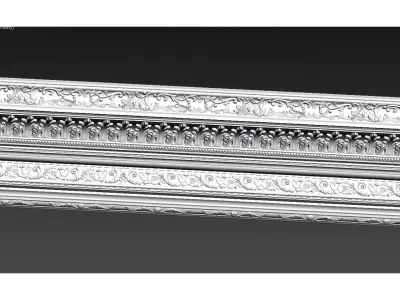 European-style plaster moulding 3D model