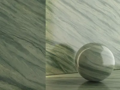 Marble Material and Porcelain Stoneware Tiles - Set 25 Texture