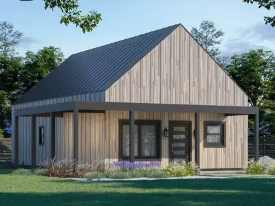 High Quality Modern House 3D Model for Visualization Free 3D model