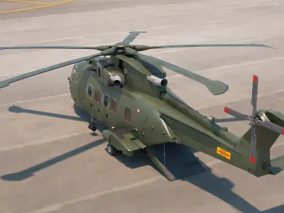  AgustaWestland AW101 with Cargo Bag 