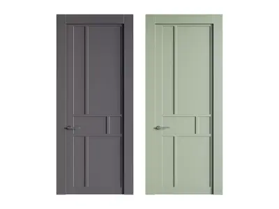 Modern entrance door 36 3D model
