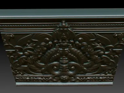 Indian Temple Wall basrelief 31 240622 3D print model