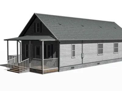 House Low-poly 3D model 27