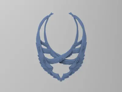 Palace weaved wings 5 3D model