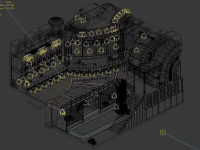 Bar - Indoor 013 3D model
