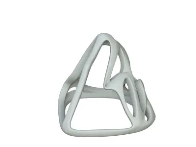 SciFi Cube Object No 62554 Low Poly Shape Low-poly 3D model