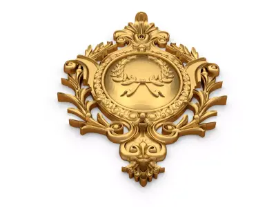 carved classic decorative ornament cnc 3d printing stl 67 3D print model