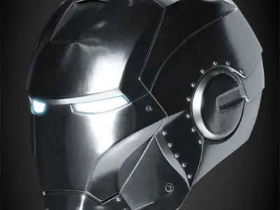 Iron Man Mark 2 Helmet for Cosplay 3D print model