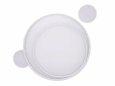 Round Decor Wall Mirror  3D model