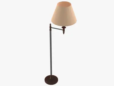 Floor Lamp Low-poly 3D model
