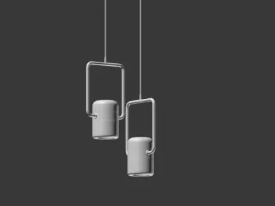 Pendant Light Collection 3D model