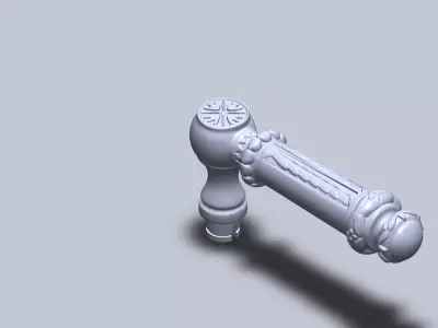 Door Handle - Mortise 3D model