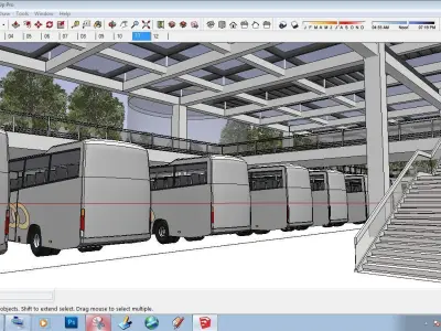 Sketchup Terminal C1 3D model