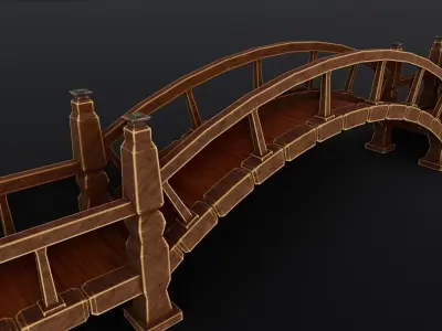 Bridge 3D Model  Low-poly 3D model