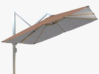 Parasols Icon Outdoor Umbrella 3D model