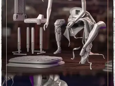 Elara 2061 Cyborg Ballerina 3D print model