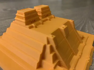 Tenochtitlan Temple 3D print model