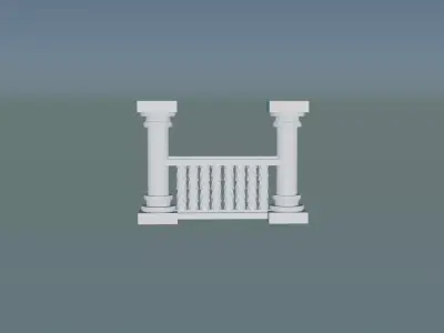 Concrete Baluster 3D print model