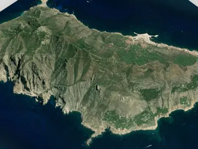 Island Marettimo Sicily 3D model