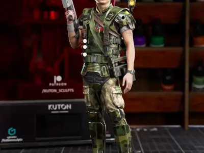 Corporal Hicks 3D print model