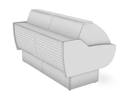 Grocery Fridge 3D model