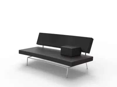 Gravity Sofa Free low-poly 3D model