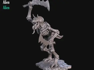 Alien 3D print model buy