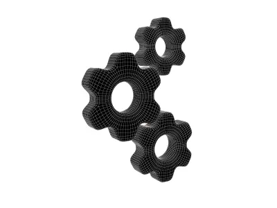 Setting Symbol v3 002 Low-poly 3D model