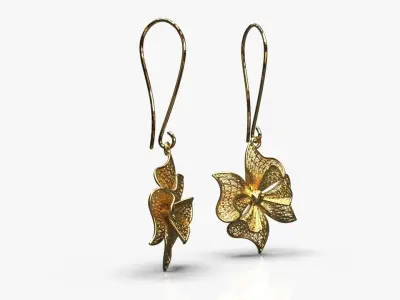 Fashion earrings 3D print model