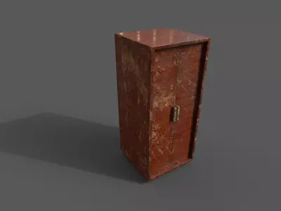 Old Modern Furniture 3D Model Terror Low-poly 3D model get