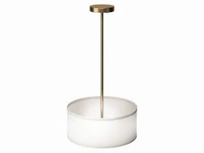 Aaru Fabric Semi Flush Mount MK2 3D model