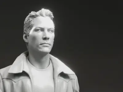 Keanu Reeves - Neo - The Matrix 3D print model