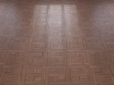 Parquet - Laminate - Wooden floor 2 in 1 Low-poly 3D model 144