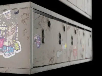  Mail Box  Low-poly 3D model