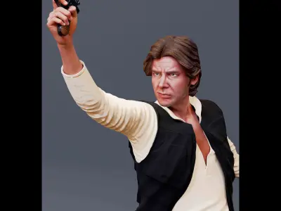 Han Solo 3d Model 3D model