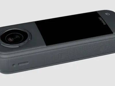 Insta360 X5 Low-poly 3D model