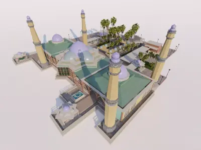 MOSQUE-Mosque Complex 3D model
