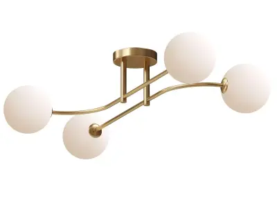  Vogue Hartwell 4 Light Semi Flush Ceiling Light 3D model