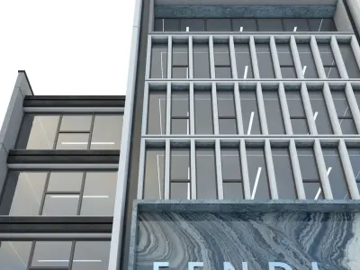 High-rise office building No 1 3D model