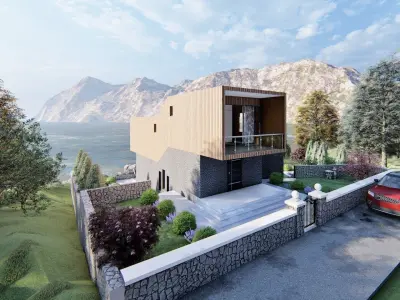 Weekend -Villa -House Project -Exterior and interior 3D model