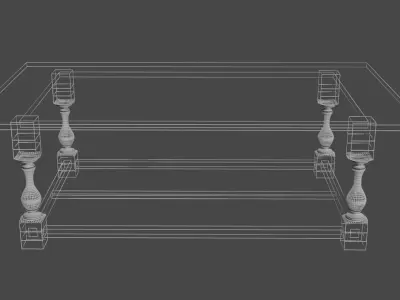 Camilla Table 3D model