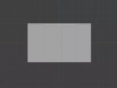 Window for interioir or exterioir Low-poly 3D model
