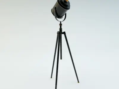 Yosemite Portable Tripod Floor Lamp  3D model