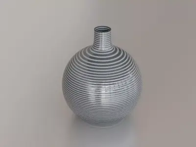Earthenware jug 02 3D model
