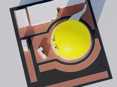 las vigas sphere 3D model