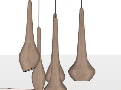 DROP TEAR PENDANT 3D model